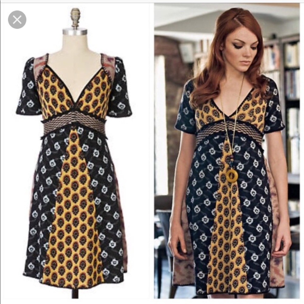 Moth ANTHROPOLOGIE Hullabaloo Wool Sweater dress